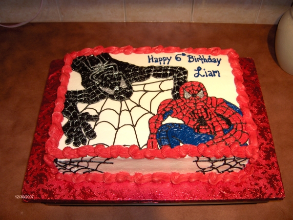 Anyone Have Any Ideas On A Venom Cake (From Spiderman) 