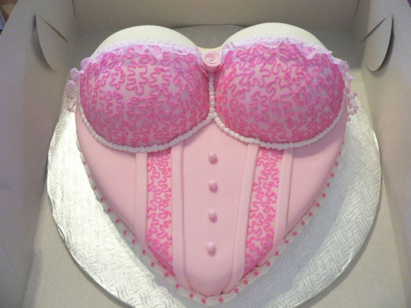 Otherwise you can never go wrong with a breast cake for a man, like the one...